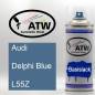 Preview: Audi, Delphi Blue, L55Z: 400ml Sprühdose, von ATW Autoteile West.